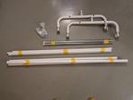 Kledingrek Ikea Rigga wit, Ophalen, Met wielen, Gebruikt
