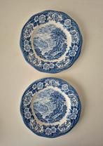 2 bord delftsblauw, Antiek en Kunst, Antiek | Wandborden en Tegels, Ophalen of Verzenden