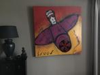 Schilderij op doek in de stijl van Herman Brood, Ophalen