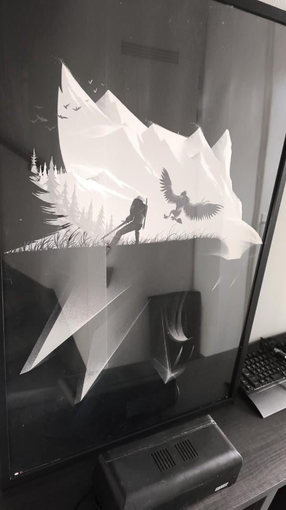 Gratis The Witcher poster & IKEA lijst - Ophalen, Verzamelen, Ophalen, Rechthoekig Staand, Zo goed als nieuw, A1 t/m A3