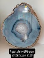 Agaat vlam 4869 gram 23cm, Ophalen of Verzenden, Mineraal