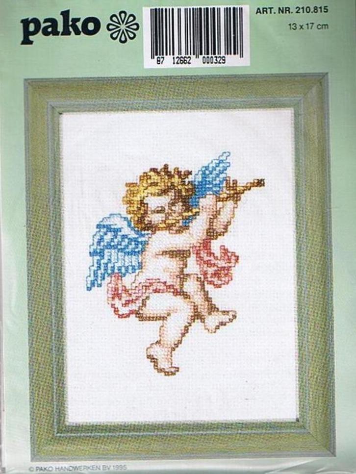 Cado pako nog 5 verschillende pakketjes ENGELTJES  op=op, Hobby en Vrije tijd, Borduren en Borduurmachines, Nieuw, Borduurpakket