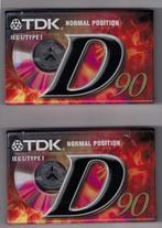 2 tdk nieuw cassette bandjes nog in folie, Cd's en Dvd's, Cassettebandjes, Ophalen, 2 t/m 25 bandjes, Overige genres, Nieuw in verpakking