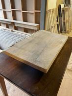 Massieve eiken plank / blad — 86x50x4,5 cm — ruwe live-edge, Ophalen, Zo goed als nieuw