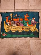 Vintage Noach's Ark Wandkleed, Antiek en Kunst, Antiek | Kleden en Textiel, Ophalen of Verzenden