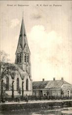 Sappemeer - Kerk en Pastorie, Verzamelen, Ansichtkaarten | Nederland, Ophalen of Verzenden, Voor 1920, Ongelopen, Groningen