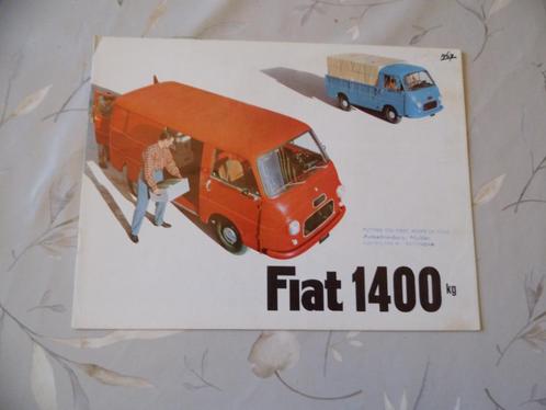 Fiat 1400 bestelwagen 1966, Boeken, Auto's | Folders en Tijdschriften, Zo goed als nieuw, Overige merken, Verzenden