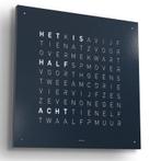 Nieuw Qlocktwo Midnight Woordklok design Klok 45x45 Blauw, Nieuw, Ophalen of Verzenden, Qlocktwo