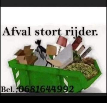 Staat uw huis vol afval wij helpen uw graag afval!! beschikbaar voor biedingen