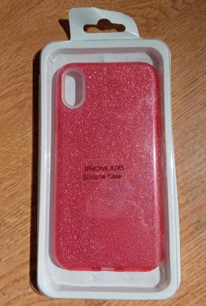 iPhone X/XS Glitter Hoesje nieuw in verpakking kleur Rood, Telecommunicatie, Mobiele telefoons | Hoesjes en Frontjes | Apple iPhone