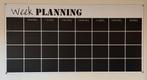 Weeekplanner 120x60cm met chalk marker, Ophalen of Verzenden, Zo goed als nieuw, Krijtbord