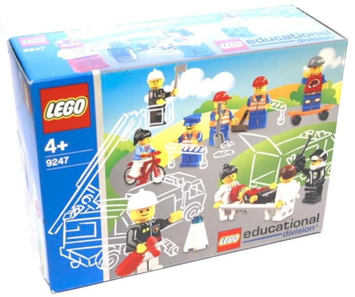 LEGO  - Education - Set 9247 - Community Workers -ZELDZAAM-, Kinderen en Baby's, Speelgoed | Duplo en Lego, Zo goed als nieuw