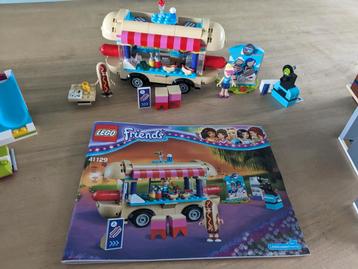 Lego Friends 41129 Pretpark Hotdog Wagen Compleet beschikbaar voor biedingen