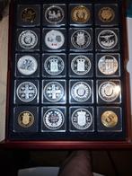 20 Penningen/Replica Munten in Koffer, Ophalen of Verzenden, Nederland, Munten