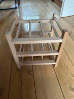 Houten wijnrek, Ophalen, Zo goed als nieuw, Hout, Minder dan 50 cm