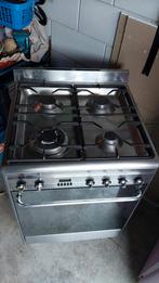 Smeg fornuis 60 cm breed, 60 cm of meer, Zo goed als nieuw, Gas, Vrijstaand