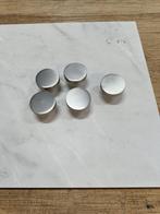 Kastknoppen Rond - Rvs Zilver - Deurgreepjes - Deurknop, Ophalen of Verzenden, Nieuw, Metaal, Minder dan 100 cm