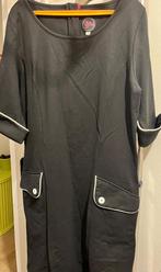 Zwarte Tante Betsy jurk met bloem, Kleding | Dames, Tante Betsy, Zwart, Maat 42/44 (L), Ophalen of Verzenden