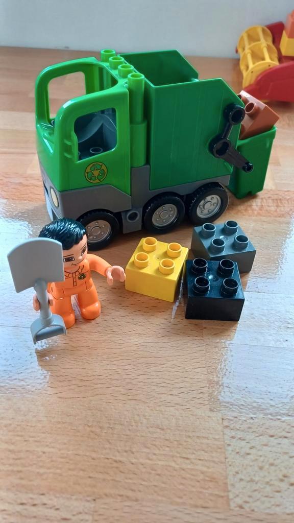 Duplo 4659 Vuilniswagen met Figuur, Kinderen en Baby's, Speelgoed | Duplo en Lego, Gebruikt, Duplo, Complete set, Ophalen of Verzenden
