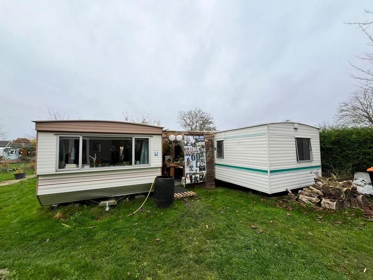 2x stacaravan te koop ivm einde verbouwing, Caravans en Kamperen, Stacaravans, Ophalen