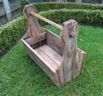 Oud Hollandse houten gereedschapskist - vintage - Decoratie, Huis en Inrichting, Ophalen of Verzenden, Gebruikt