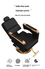 Barberchair te koop, Zwart, Nieuw, Ophalen of Verzenden, Metaal