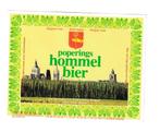 Bieretiket Poperings Hommel Bier - Van Eecke, Watou België, Verzamelen, Ophalen of Verzenden, Nieuw, Overige typen, Overige merken