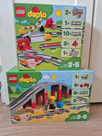 2x Duplo Treinbaan Uitbreidingssets, Kinderen en Baby's, Speelgoed | Duplo en Lego, Ophalen of Verzenden, Zo goed als nieuw, Losse stenen