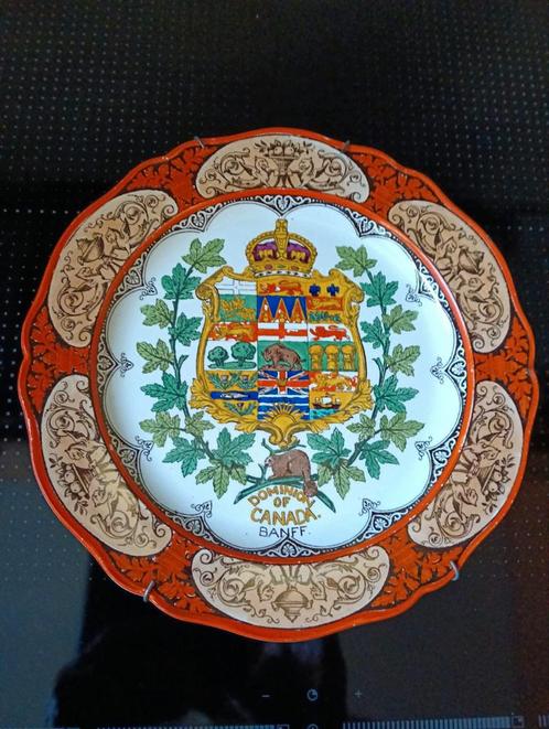 Antiek Canadees wandbord wedwood banff, Antiek en Kunst, Antiek | Porselein, Ophalen of Verzenden