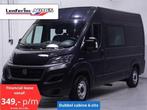 Fiat Ducato 2.3 MultiJet 120 pk Dubbel Cabine L2H2 Navi Came, Voorwielaandrijving, Euro 6, 2500 kg, Zwart
