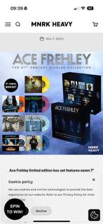 Ace Frehley box sealed singles no cd KISS collect it!, Ophalen of Verzenden, Zo goed als nieuw, Cd of Plaat