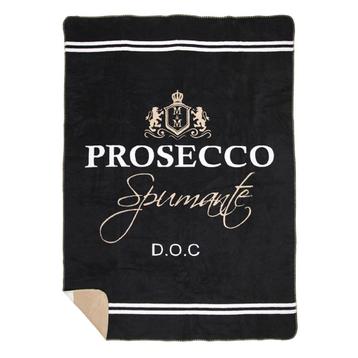 MOEDERDAG! Royale, zachte, warme plaid o.a. PROSECCO 