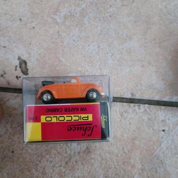 Schuco Piccolo vw volkswagen kever cabrio oranje beschikbaar voor biedingen