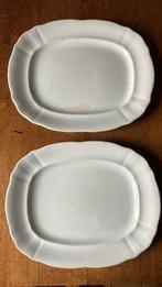 2x Petrus Regout & Co Maastricht schalen (44,5 x 35 cm), Ophalen of Verzenden