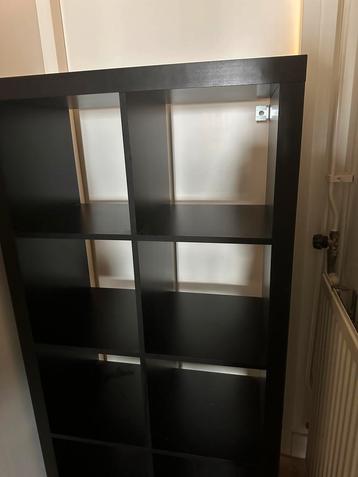 IKEA Kallax Kast Zwartbruin 77x112cm In zeer goede staat beschikbaar voor biedingen