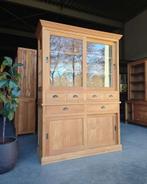 Buffetkast teakhout met open zijkanten | Vitrinekast #2517, Niet ingevuld, Gebruikt, 200 cm of meer, 150 tot 200 cm