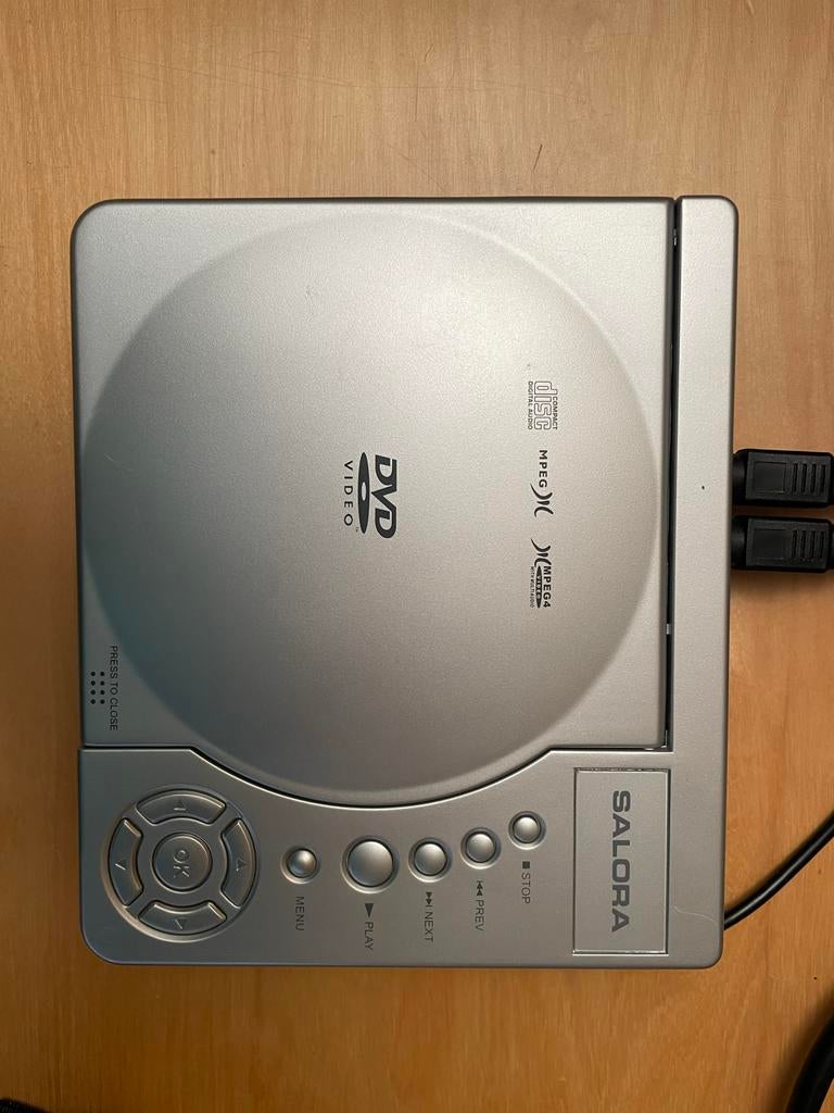 Solara Portable DVD Speler met Dubbel Scherm, Gebruikt, Draagbaar, Ophalen of Verzenden, Overige merken