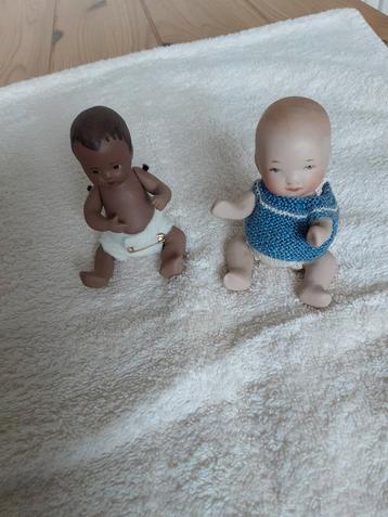 Porseleinen popjes, 10 cm. beschikbaar voor biedingen