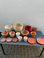 Bloempotten, Tuin en Terras, Bloempotten, Rond, Ophalen of Verzenden, Zo goed als nieuw, Aardewerk