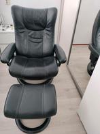 Stressless Fauteuil, Huis en Inrichting, Ophalen, Gebruikt, 75 tot 100 cm, Leer