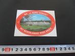 sticker ms j henry dunant het nederlandse rode kruis, Verzamelen, Ophalen, Zo goed als nieuw