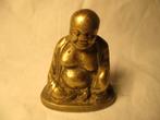 antiek klein Boedha beeldje koper-brons, Verzenden, Zo goed als nieuw, Beeld(je)
