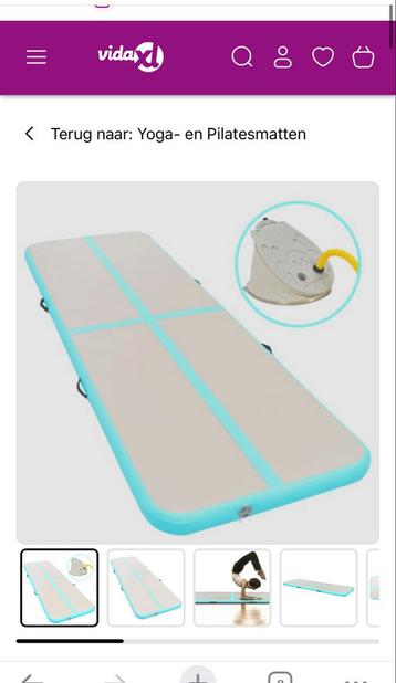 VidaXL Airtrack 300x100x10 cm beschikbaar voor biedingen