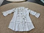 Wit linnen tuniek van Malvin, maat s, Kleding | Dames, Blouses en Tunieken, Malvin, Wit, Ophalen of Verzenden, Zo goed als nieuw