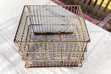 ❤️ Metalen krat rek mand 48,5x41x35,5 cm. OPHALEN DOETINCHEM beschikbaar voor biedingen