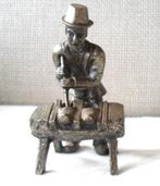 Tinnen beeld Klompenmaker. Daalderop Made in Holland 193, Ophalen of Verzenden