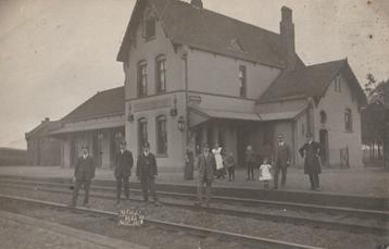 Vierlingsbeek, Station.Fotokaart foto kaart. Land van Cuijk. beschikbaar voor biedingen