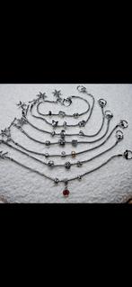 Charm armbanden set, Sieraden, Tassen en Uiterlijk, Armbanden, Ophalen, Nieuw, Zilver, Staal