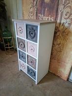 Kleurrijk ladekast, apothekerskast, archiefkast., Huis en Inrichting, Kasten | Ladekasten, 5 laden of meer, Ophalen of Verzenden