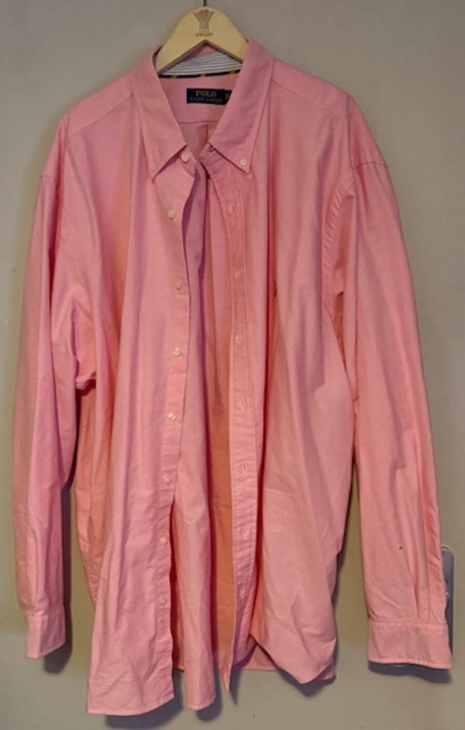 Ralph Lauren Overhemd maat 3XB, Kleding | Heren, Overhemden, Nieuw, Overige halswijdtes, Roze, Ophalen of Verzenden